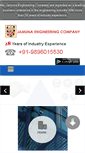 Mobile Screenshot of jamunaengineering.com