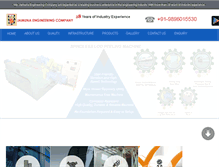 Tablet Screenshot of jamunaengineering.com
